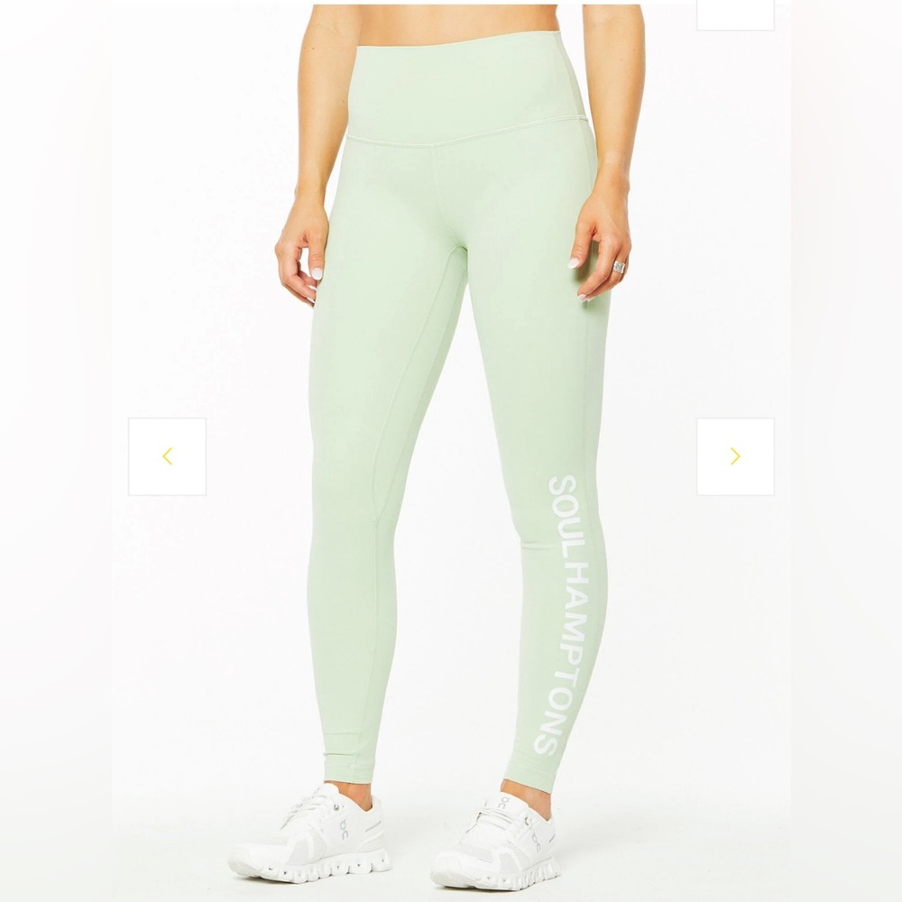 Lululemon SoulCycle Align Pant 28” Mint Hamptons